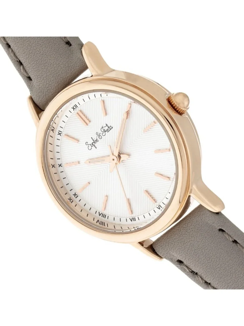 NWT Sophie And Freda Berlin Quartz Silver Dial Ladies Watch